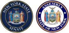 New York State Senate and Assembly Seals