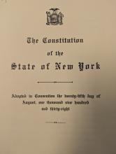 The Constitution of the State of New York
